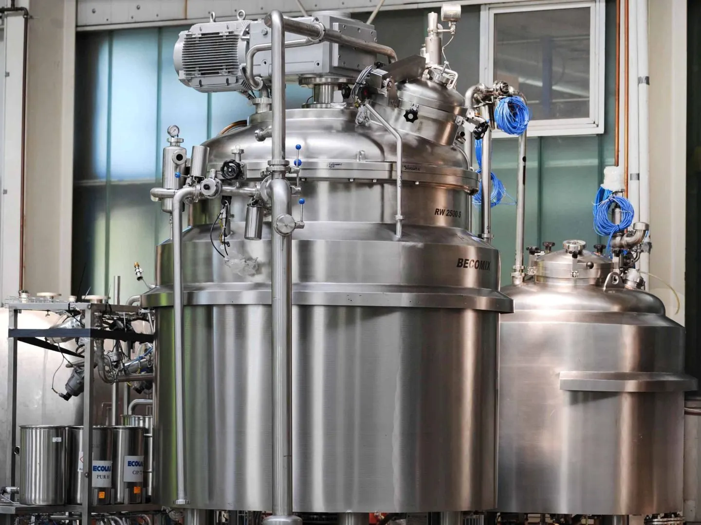 Homogenisiermischer-Anlage aus Edelstahl – SEEFRIED Verfahrenstechnik